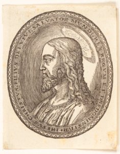 Christ, left profile MET DP148561