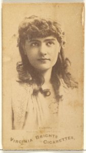 Calanie, from the Actors and Actresses series (N45, Type 1) for Virginia Brights Cigarettes MET DP828865