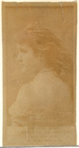 Card Number 320, Laura Burt, from the Actors and Actresses series (N145-7) issued by Duke Sons & Co. to promote Duke Cigarettes MET DP840369
