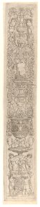 Candelabra grotesque with four children with a cat and a dog, from a series of twelve candelabra grotesques MET DP835606