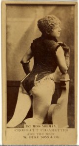 Card Number 387, Miss Norman, from the Actors and Actresses series (N145-3) issued by Duke Sons & Co. to promote Cross Cut Cigarettes MET DP839808
