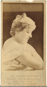 Card Number 232, Maud Granger, from the Actors and Actresses series (N145-7) issued by Duke Sons & Co. to promote Duke Cigarettes MET DP840415