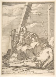 Christ and the Virgin at the Foot of the Cross MET DP817085