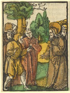 Christ and the Pharisees, from Das Plenarium MET DP849957