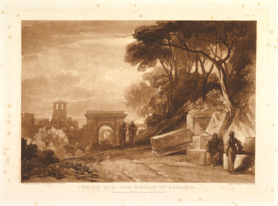 Christ and the Woman of Samaria (Liber Studiorum, part XIV, plate 71) MET DP821584