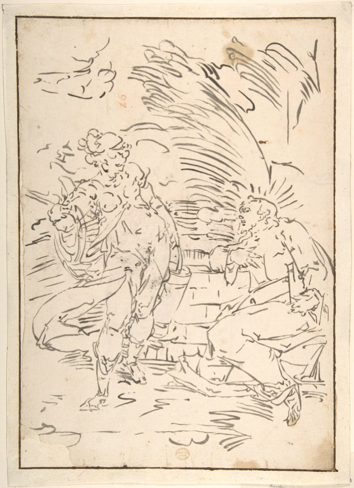 Christ and the Woman of Samaria at the Well MET DP808161