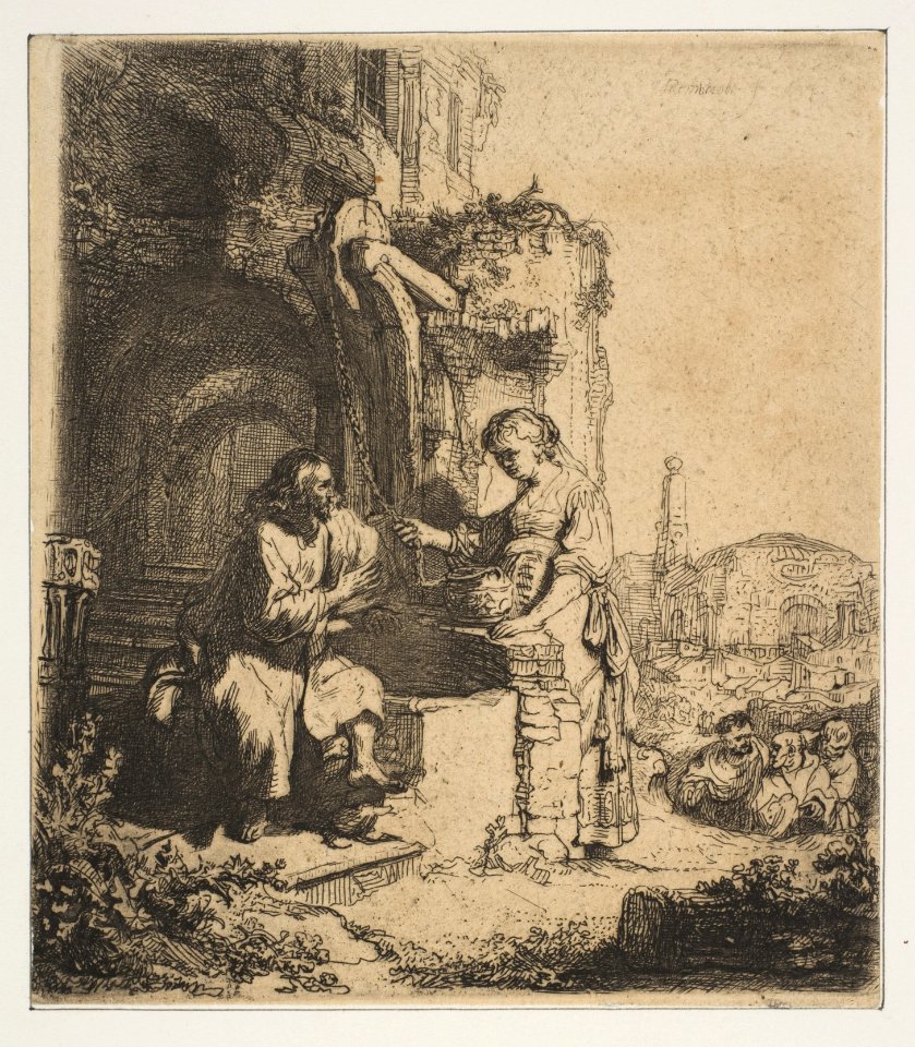 Christ and the Woman of Samaria among Ruins MET DP814409