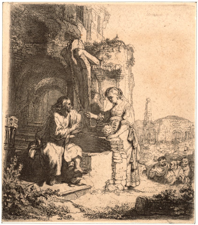 Christ and the Woman of Samaria among Ruins MET DP147949