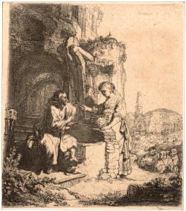 Christ and the Woman of Samaria among Ruins MET DP147949