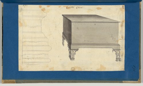 Clothes Chest, from Chippendale Drawings, Vol. II MET DP-14176-077