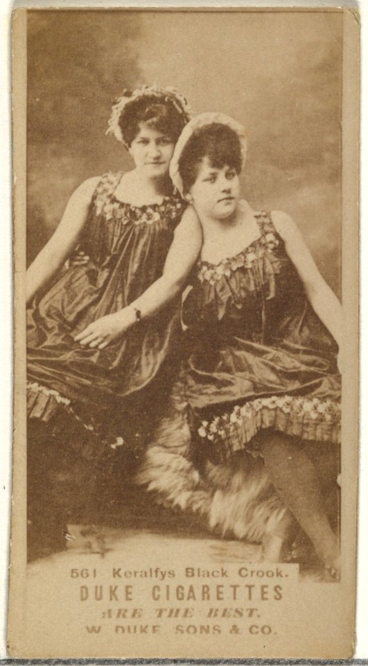 Card Number 561, Kiralfys Black Crook, from the Actors and Actresses series (N145-7) issued by Duke Sons & Co. to promote Duke Cigarettes MET DP840441