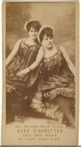 Card Number 561, Kiralfys Black Crook, from the Actors and Actresses series (N145-7) issued by Duke Sons & Co. to promote Duke Cigarettes MET DP840441