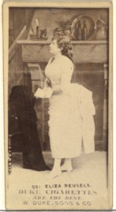 Card Number 531, Eliza Reusels, from the Actors and Actresses series (N145-7) issued by Duke Sons & Co. to promote Duke Cigarettes MET DP840488