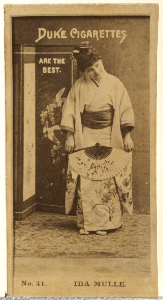 Card Number 41, Ida Mulle, from the Actors and Actresses series (N145-6) issued by Duke Sons & Co. to promote Duke Cigarettes MET DP840293