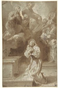 Christ and the Virgin Appearing to Saint Francis MET DP809456