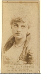 Card Number 246, Charlotte Tittell, from the Actors and Actresses series (N145-7) issued by Duke Sons & Co. to promote Duke Cigarettes MET DP840521