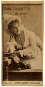 Card Number 50, Adelaide Neilson, from the Actors and Actresses series (N145-6) issued by Duke Sons & Co. to promote Duke Cigarettes MET DP840295