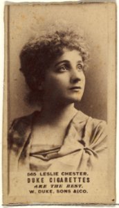 Card Number 565, Leslie Chester, from the Actors and Actresses series (N145-7) issued by Duke Sons & Co. to promote Duke Cigarettes MET DP840380