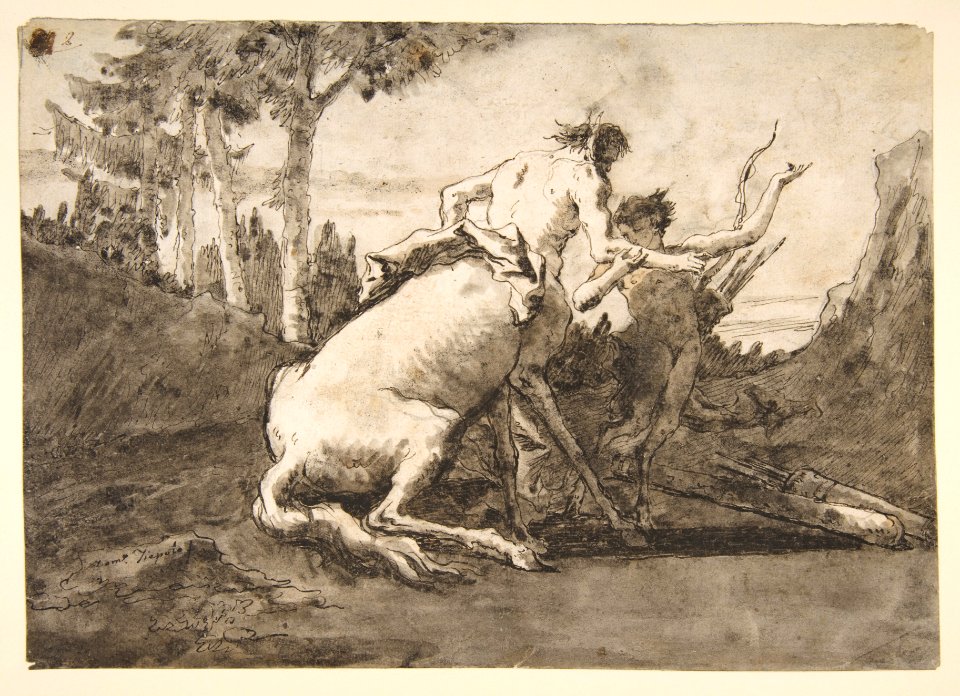 Centaur with a Young Satyr MET DP812110