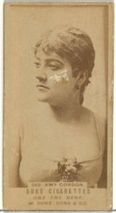 Card Number 562, Amy Gordon, from the Actors and Actresses series (N145-7) issued by Duke Sons & Co. to promote Duke Cigarettes MET DP840556