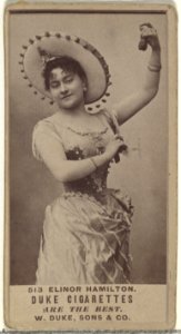 Card Number 513, Elinor Hamilton, from the Actors and Actresses series (N145-7) issued by Duke Sons & Co. to promote Duke Cigarettes MET DP840425