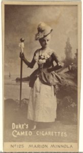 Card Number 125, Marion Minnola, from the Actors and Actresses series (N145-4) issued by Duke Sons & Co. to promote Cameo Cigarettes MET DP839972
