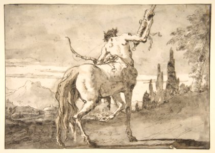 Centaur Holding Up a Quiver MET DP812104