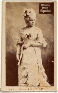 Card 868, Rose Coghlan, from the Actors and Actresses series (N45, Type 2) for Virginia Brights Cigarettes MET DP830936