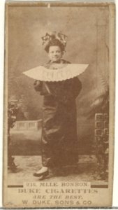 Card Number 236, Mlle. Bonbon, from the Actors and Actresses series (N145-7) issued by Duke Sons & Co. to promote Duke Cigarettes MET DP840358