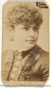 Card 933, Jessie B. Davis, from the Actors and Actresses series (N45, Type 2) for Virginia Brights Cigarettes MET DP830937
