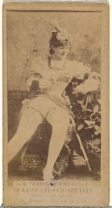 Card Number 189, Fannie Summerville, from the Actors and Actresses series (N145-5) issued by Duke Sons & Co. to promote Cameo Cigarettes MET DP840169