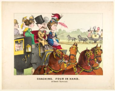 Coaching – Four in Hand – A Swell Turn-out MET DP818681