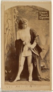 Card 886, Adelaide Neilson, from the Actors and Actresses series (N45, Type 2) for Virginia Brights Cigarettes MET DP830971