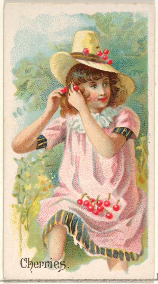Cherries, from the Fruits series (N12) for Allen & Ginter Cigarettes Brands MET DP834610