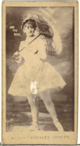Card Number 129, Kiralfy Troupe, from the Actors and Actresses series (N145-6) issued by Duke Sons & Co. to promote Duke Cigarettes MET DP840277