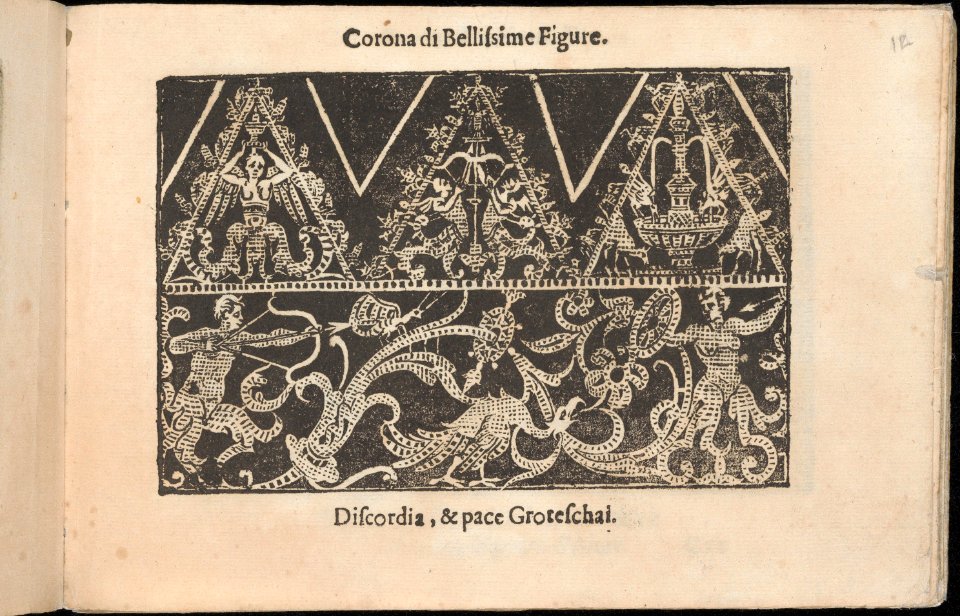 Corona delle Nobile et Virtuose Donne, Libro Terzo, page 12 (recto) MET DP362449