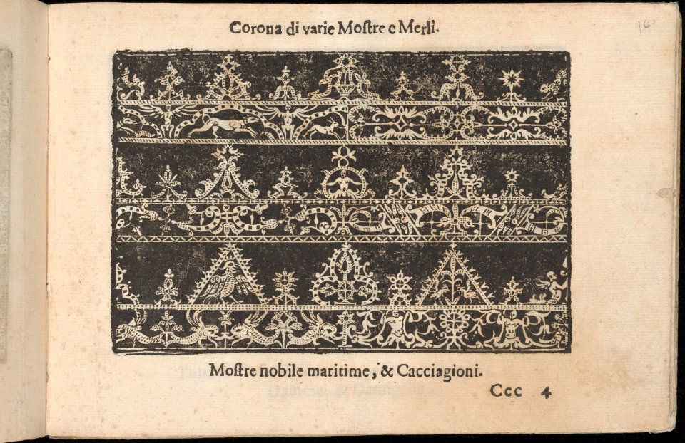 Corona delle Nobile et Virtuose Donne, Libro Terzo, page 16 (recto) MET DP362453
