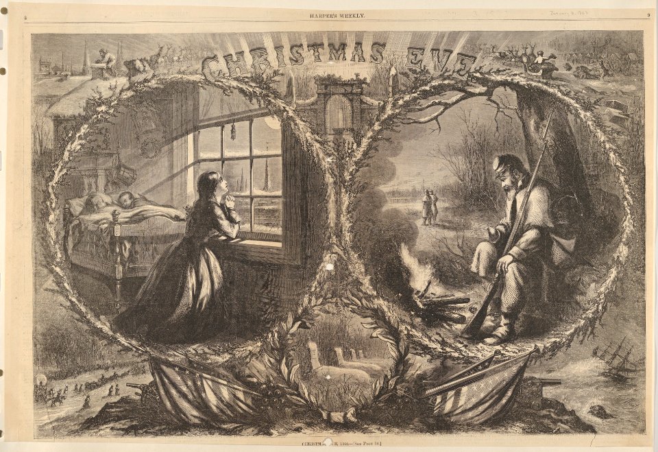 Christmas Eve, 1862 (from Harper's Weekly) MET DP831804
