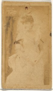 Card 868, Edith Kingdon, from the Actors and Actresses series (N45, Type 2) for Virginia Brights Cigarettes MET DP830958