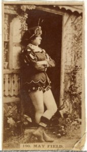Card Number 190, May Field, from the Actors and Actresses series (N145-7) issued by Duke Sons & Co. to promote Duke Cigarettes MET DP840569
