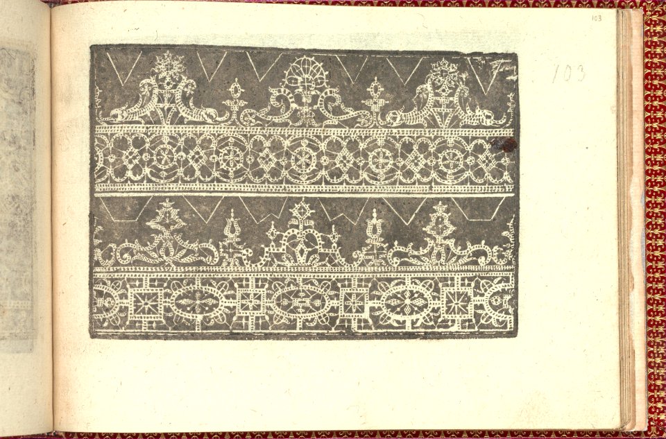 Corona delle Nobili et Virtuose Donne- Libro I-IV, page 103 (recto) MET DP353750