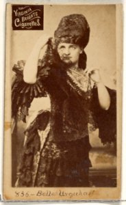 Card 836, Belle Urquhart, from the Actors and Actresses series (N45, Type 2) for Virginia Brights Cigarettes MET DP831000