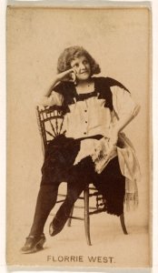 Florrie West, from the Actresses series (N245) issued by Kinney Brothers to promote Sweet Caporal Cigarettes MET DP859857