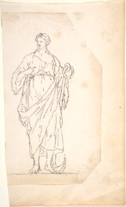 Female Figure with Anchor MET DP808776