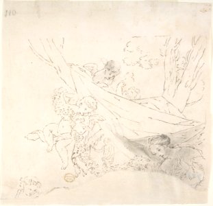 Female Figure with Cherubs MET DP803003