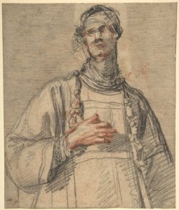 Figure of a Cleric in Half-Length. MET DP801305
