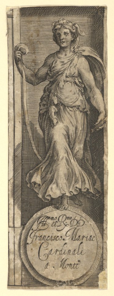 Female figure standing in the right-hand margin of the third sheet of the Rape of the Sabine Women MET DP836933