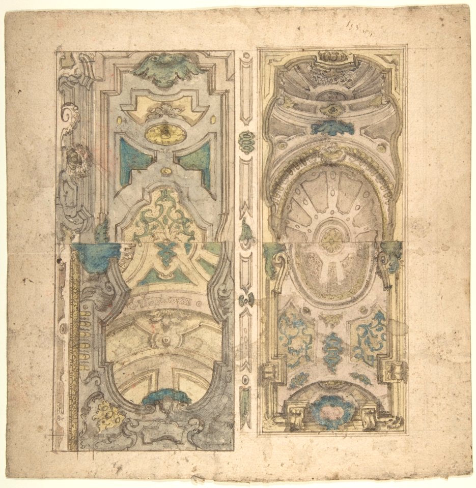 Four Alternate Designs for a Vault. MET DP803330
