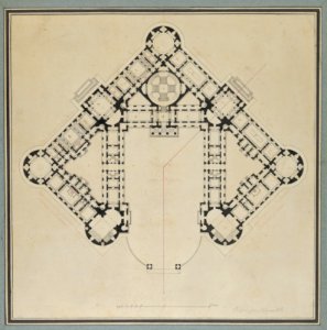 Floor Plan for a Royal Palace MET DP841162