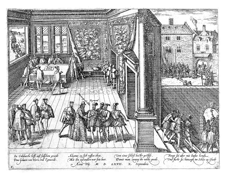 Events in the History of the Netherlands, France, Germany and England between 1535 and 1608 MET HH CLN01